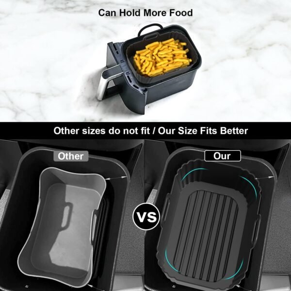 Silicone Air Fryer Liner 2Pack - Image 3