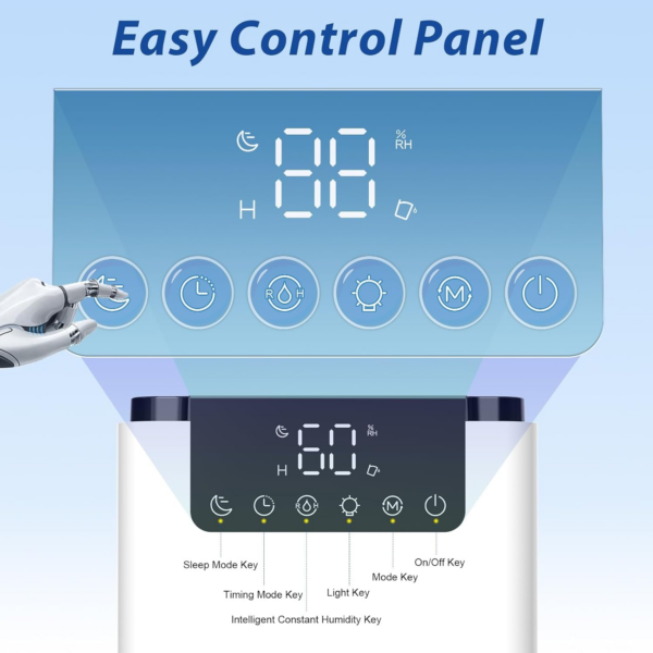 Home with Auto Defrost Function,2 Working Modes,Ultra Quiet Dehumidifier for Drying Clothes,Bathroom - Image 3