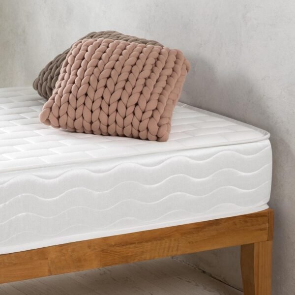 ValueComfort Single Mattress - Bonnel Spring Mattress 90x190 cm - Mattress Height 18 cm - Medium Firmness Mattress, White - Image 5