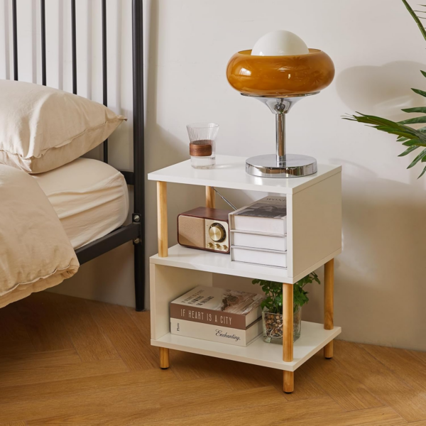 White Side Table, Small End Table - Image 6