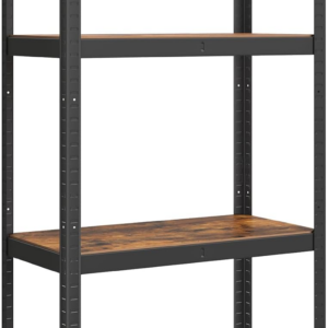 Shelving Unit, 40 x 80 x 160 cm, 520 kg Load Capacity (130 kg per Shelf), Industrial
