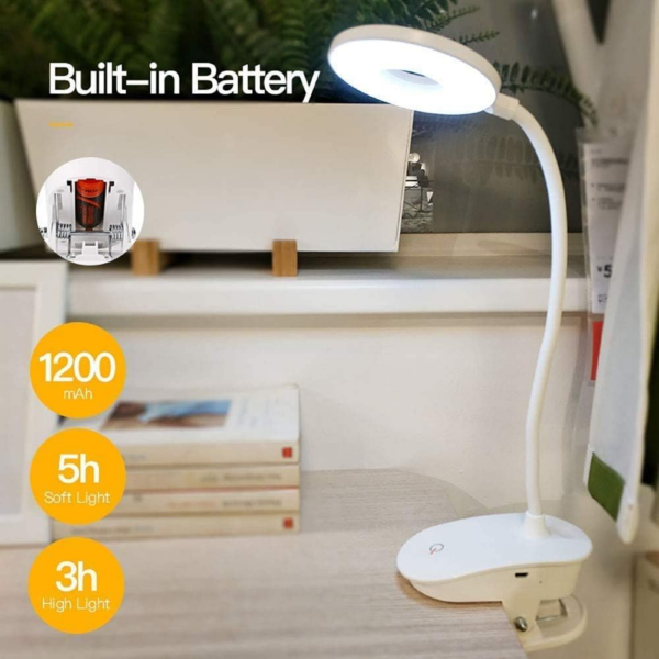 Clip on Lamp,Battery Powered Reading Lamp - Image 8