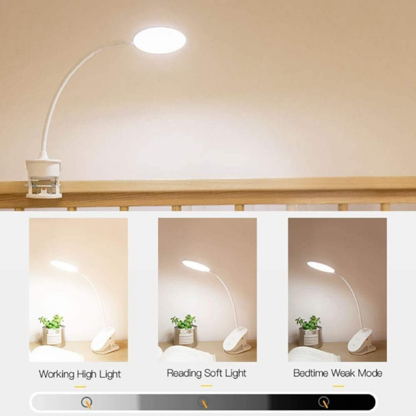 Clip on Lamp,Battery Powered Reading Lamp - Image 7