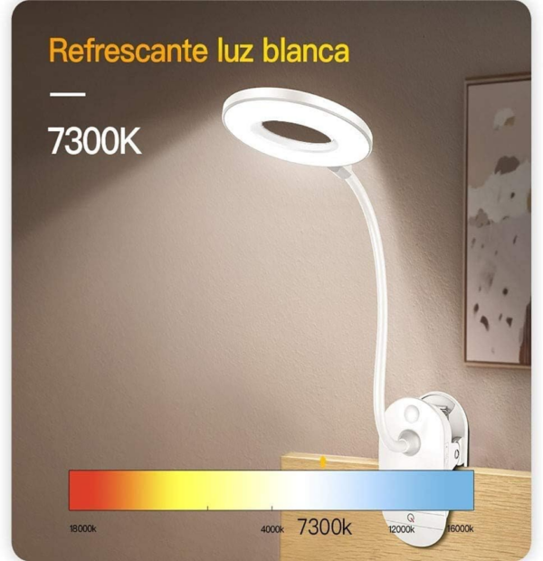 Clip on Lamp,Battery Powered Reading Lamp - Image 6