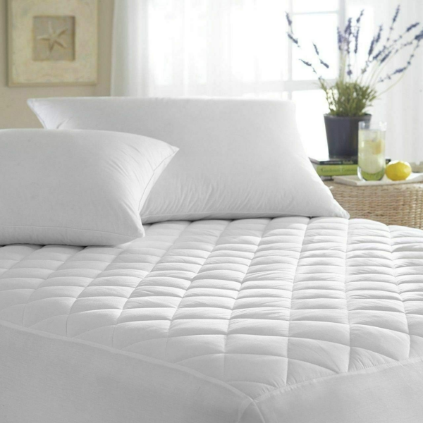 4-FT Mattress Protector - Extra Deep 40 Cm Stretch Skirt–Small Double (122x190) Cm Mattress Topper - Image 7