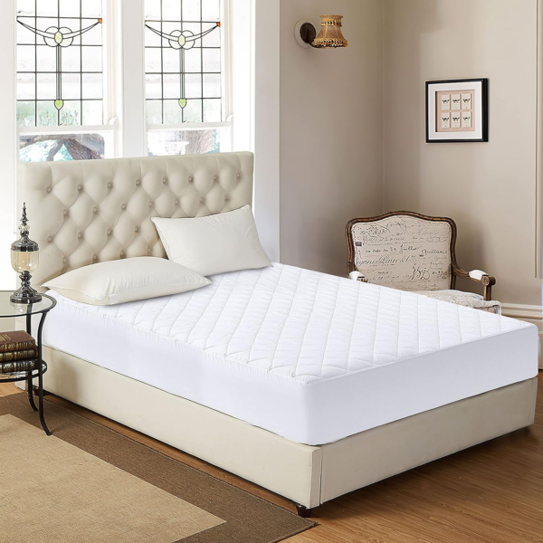 4-FT Mattress Protector - Extra Deep 40 Cm Stretch Skirt–Small Double (122x190) Cm Mattress Topper