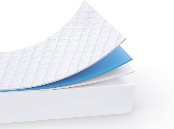 4-FT Mattress Protector - Extra Deep 40 Cm Stretch Skirt–Small Double (122x190) Cm Mattress Topper - Image 5