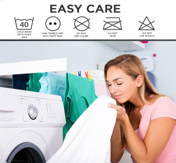 4-FT Mattress Protector - Extra Deep 40 Cm Stretch Skirt–Small Double (122x190) Cm Mattress Topper - Image 2