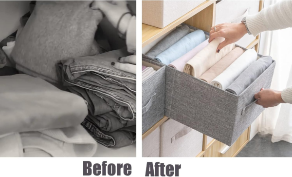 4 Piece Clothes Drawer Organisers - Image 2