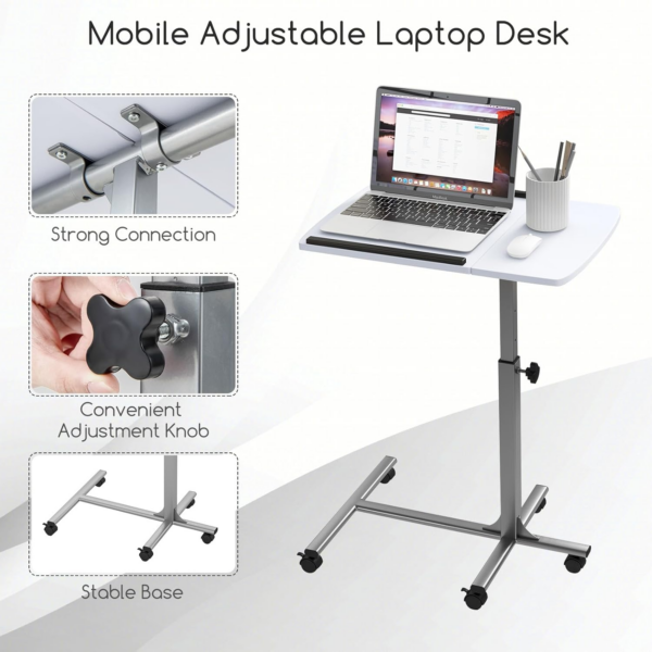 Mobile Standing Laptop Desk - Image 3