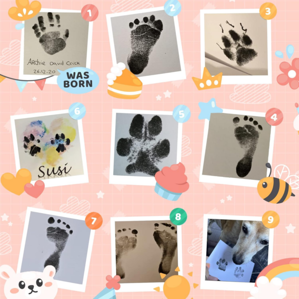 Baby Handprint and Footprint Kit - Image 5