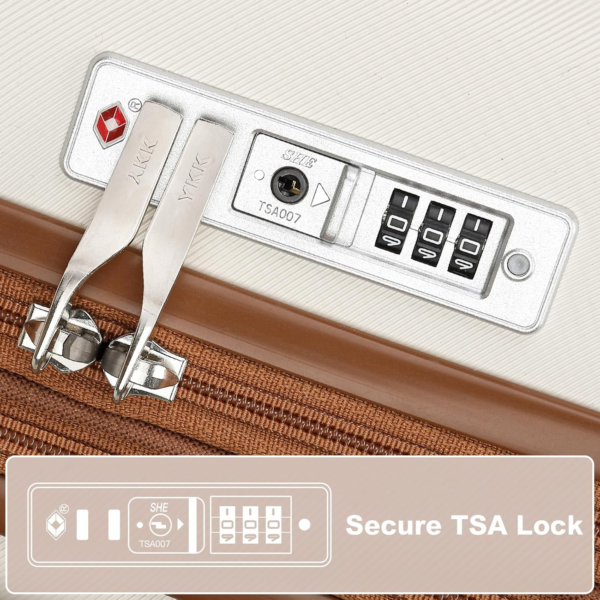 Expandable Suitcase ABS & PC Hard Shell - Image 5