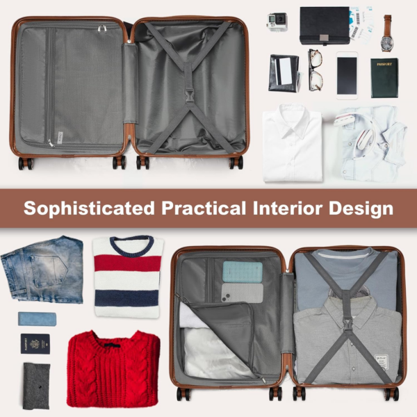 Expandable Suitcase ABS & PC Hard Shell - Image 2