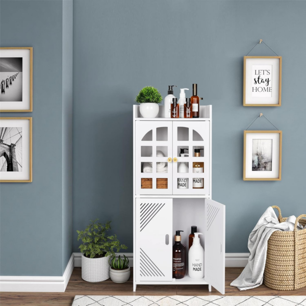 Bathroom Floor Storage Cabinet,Waterproof Bathroom Cabinets - Image 3