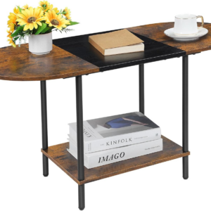 Small Coffee Table Living Room Table Industrial Side Table Wood Coffee Table with Storage