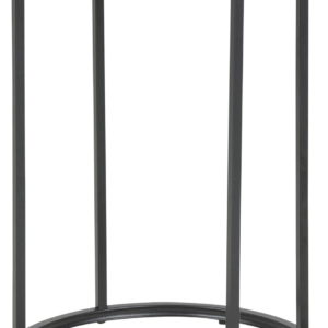 Seaford, Black, Small Round Side Table