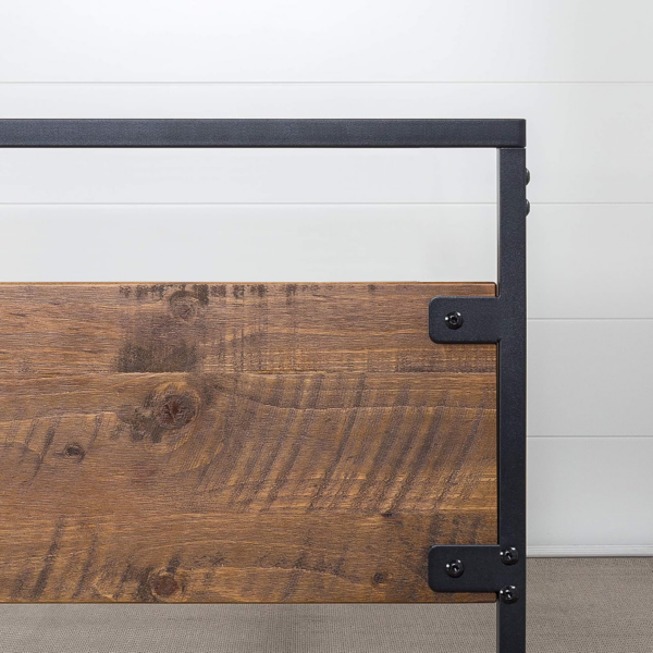 Single Bed Frame with Trundle - Includes Steel Slat Support - No Box Spring Needed - Easy to Use & Assemble - Image 3