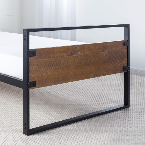 Single Bed Frame with Trundle - Includes Steel Slat Support - No Box Spring Needed - Easy to Use & Assemble - Image 2
