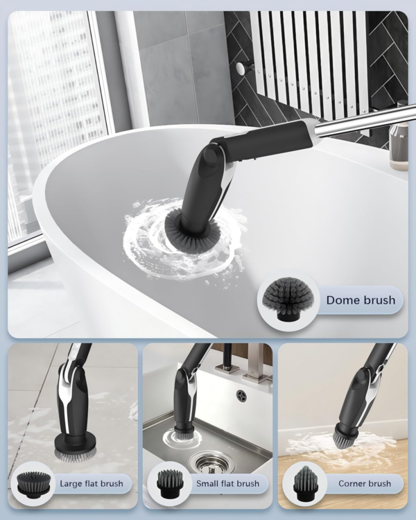 Electric Spin Scrubber, 2024 Upgraded Electric Scrubber for Cleaning - Image 3