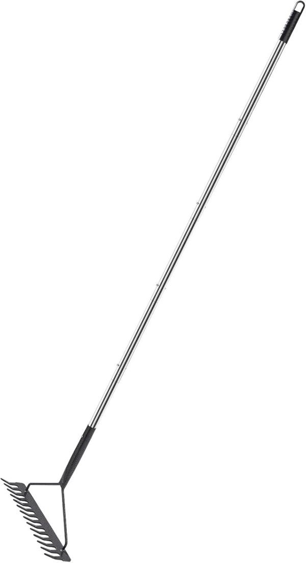 Heavy Duty Garden Rake, 5.9FT--71IN Rake Heavy Duty Garden Rake