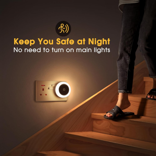 Night Light, Night Lights Plug into Wall [2Pack], Nightlight with Light Sensors, LED Night Light for Kids Room - Image 7