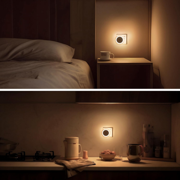Night Light, Night Lights Plug into Wall [2Pack], Nightlight with Light Sensors, LED Night Light for Kids Room - Image 5