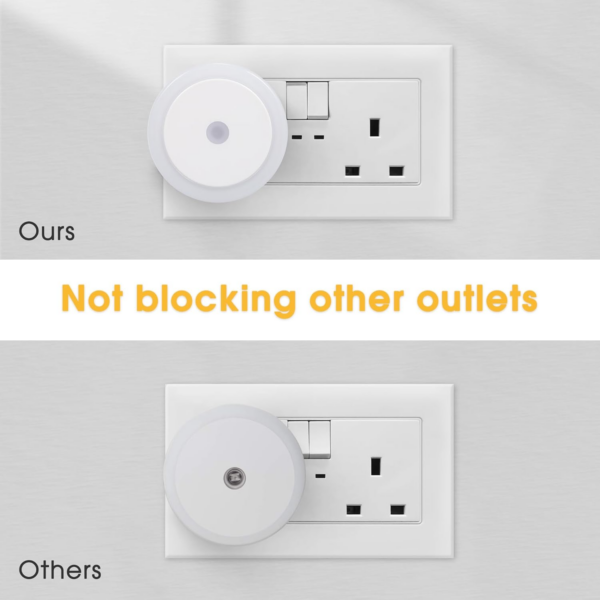 Night Light, Night Lights Plug into Wall [2Pack], Nightlight with Light Sensors, LED Night Light for Kids Room - Image 2