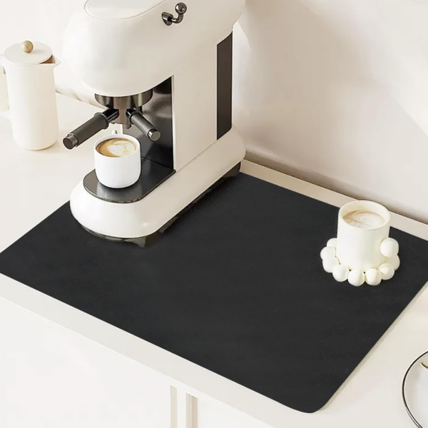 Draining Board Mats, Absorbent Dish Drying Mat, 16" x 12" Kitchen Super Absorbent Draining Mat - Image 6