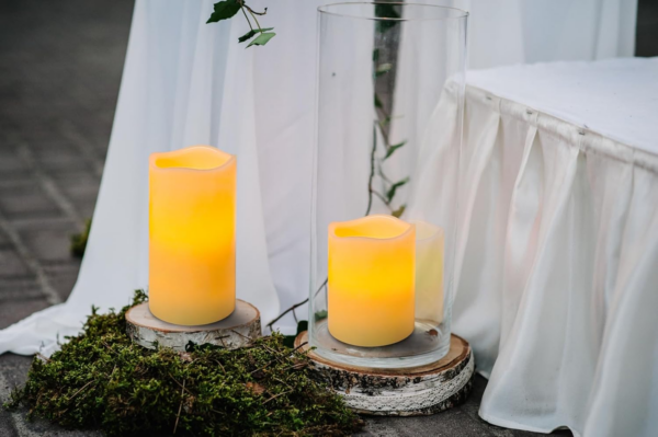 Battery-Powered LED Flameless Candles: Real Wax Pillars, Remote-Controlled Flicker, Ideal for Decor - Image 5