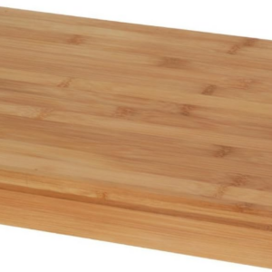 Koopman Bamboo Chopping Board with a Stainless Steel Tray