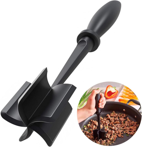 Mince Chopper, Meat Chopper & Masher Tool for Cooking – Mince Masher for Ground Beef, Turkey, & More