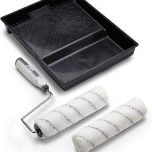 Seriously Good Walls & Ceilings Twin Medium Pile Paint Roller Set with Tray & Frame