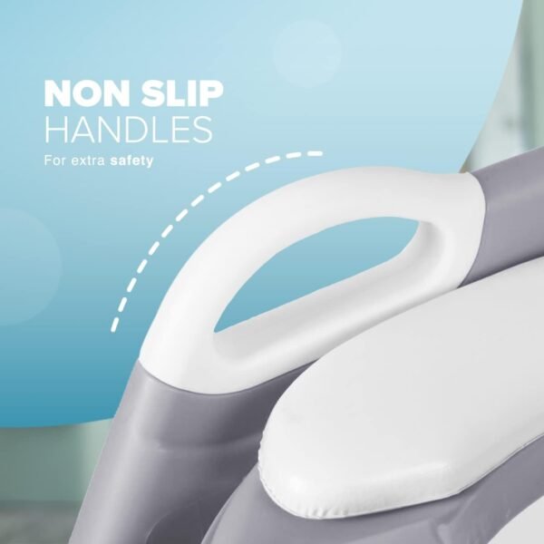 Adjustable Potty Ladder Seat for Toilet Training with Steps,Handle & Soft Cushion Design Non Slip & Space Efficient Toddlers & Children Foldable - Image 4