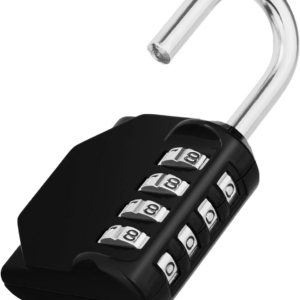 Combination Locker Padlock, 4 Digit Coded Padlock, Gym Lock, School Locker Lock
