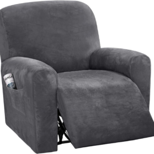 Velvet Plush Couch Cover for Recliner Slipcover Stylish Luxury Furniture Covers