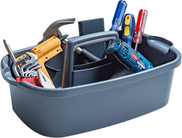 Versatile Home & Garden Utility Cleaning Caddy with Handle
