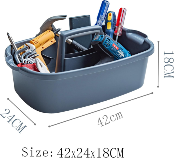 Versatile Home & Garden Utility Cleaning Caddy with Handle - Image 6