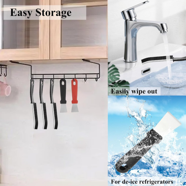 Crevice Cleaning Brush 2024, 5MM Hard Bristle Gap Cleaning Brush for Bathroom Tile Window Groove - Image 2