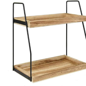 Coffee Station Organizer for Countertop, 2 Tier Coffee Bar Accessories Organizer