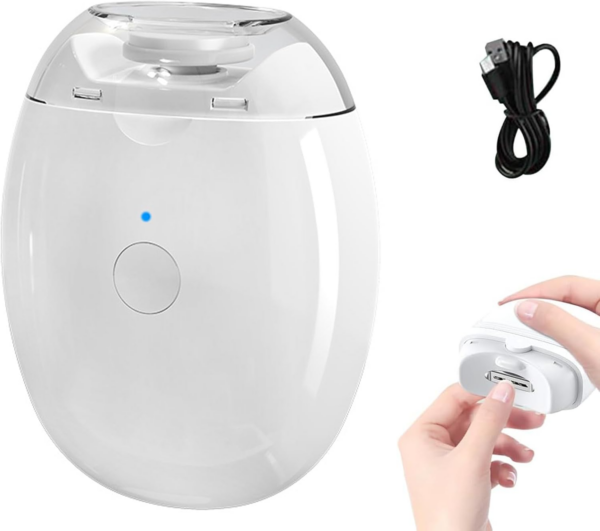 Electric Nail Clippers - Automatic Nail Cutter with Nail Scraps Box