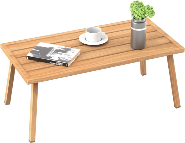 Small Metal Outdoor Garden Coffee Side Table for Outside Patio