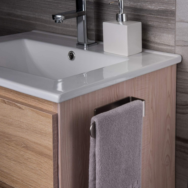 Hand Towel Holder Self Adhesive - Towel Ring Stainless Steel Towel Rail for Bathroom - Image 4