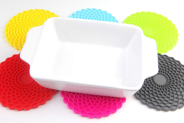 Multicoloured Drinks Coasters Set of 6 by Stone & Thyme - Image 4