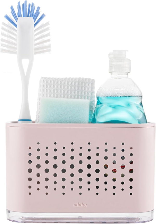 Sink Caddy with Removable Drip Tray, Kitchen Storage Organiser