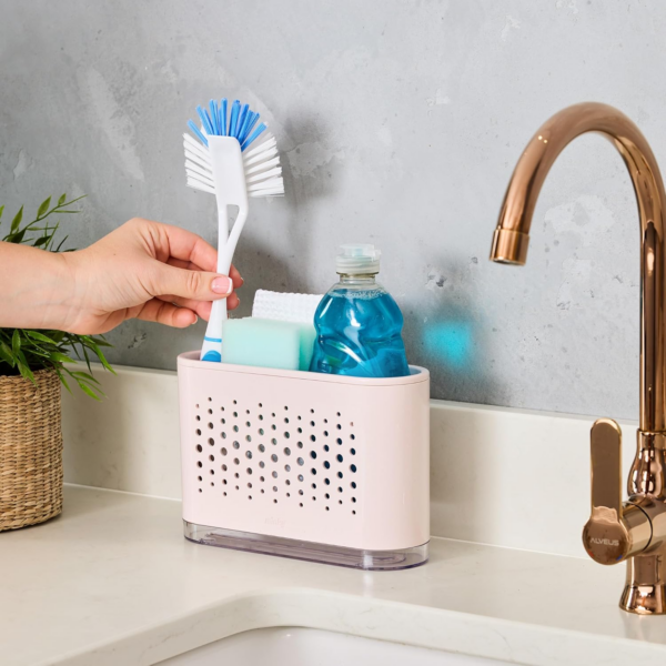 Sink Caddy with Removable Drip Tray, Kitchen Storage Organiser - Image 4
