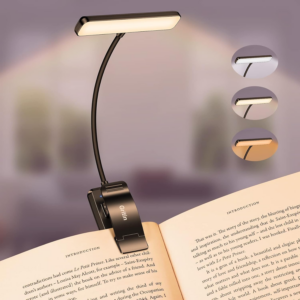 19 LED Book Light, Reading Light Book Lamp for Reading at Night with Memory Function, 3 Eye-Protecting Modes -Stepless Dimming