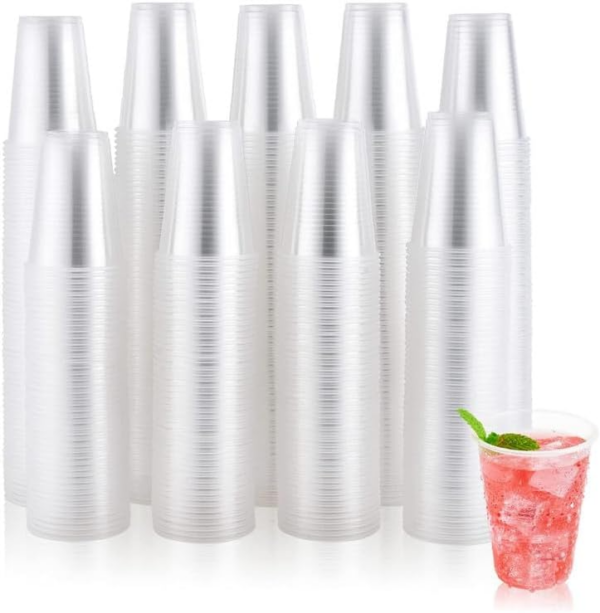 Drink Cups 100 x 180ml Clear Drink Cup for Water Coolers