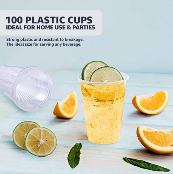 Drink Cups 100 x 180ml Clear Drink Cup for Water Coolers - Image 5