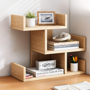 Book Shelf,Desk Shelf,Desk Shelves Freestanding Home and Office Supplies Storage