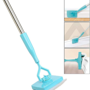 Broom Brush Cleaning Mop, Collapsible Baseboard Cleaner Glide Dust Extendable